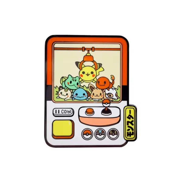 SOLD Cute Pokemon Pikachu Claw Machine Enamel Pin - Picture 2 of 3